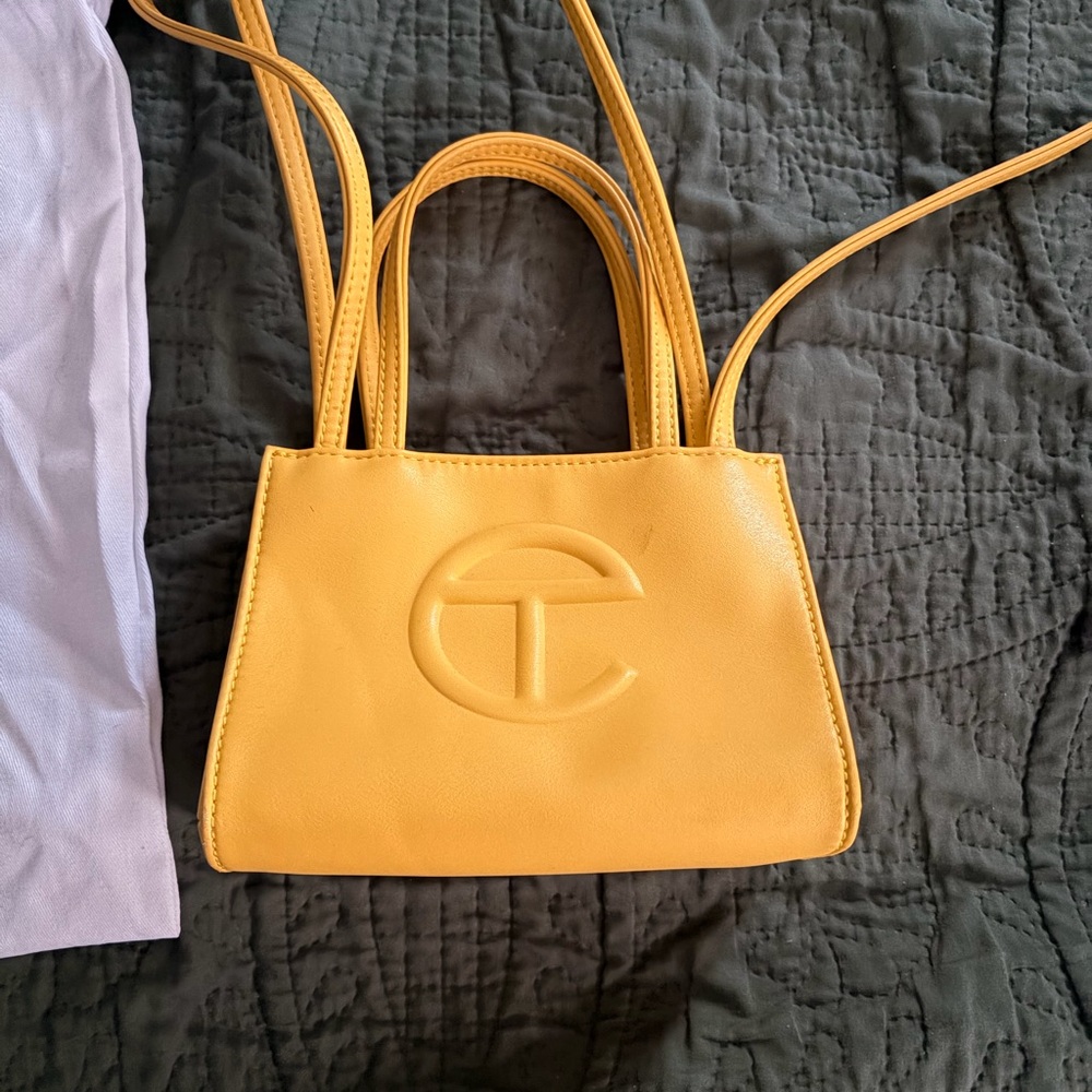 Telfar Sunny Yellow Mini Bag - Picture 2 of 3